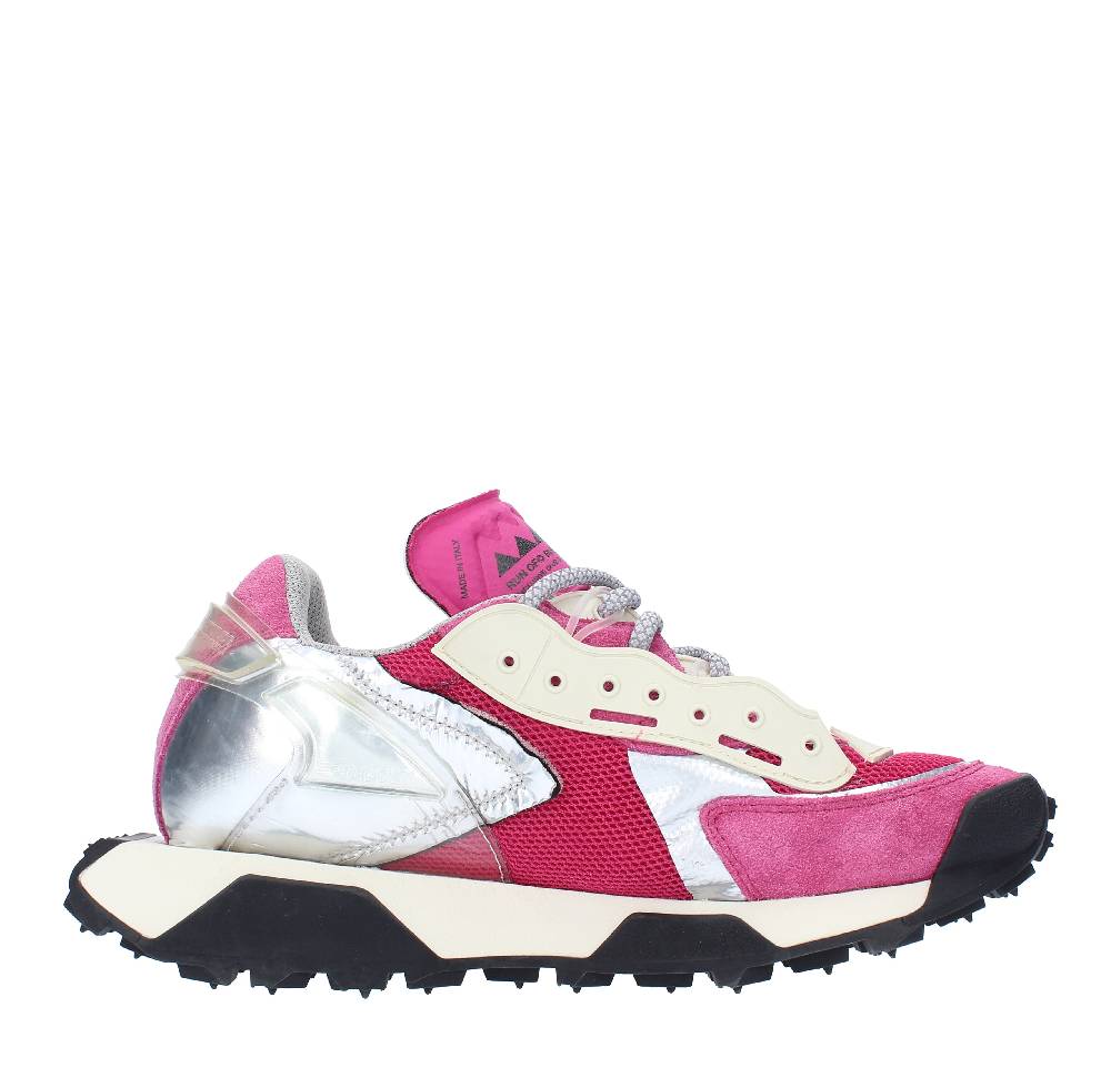 RUN OF Sneakers modello REVOLT RUN OF in camoscio e tessuto Soddisfazione Garantita