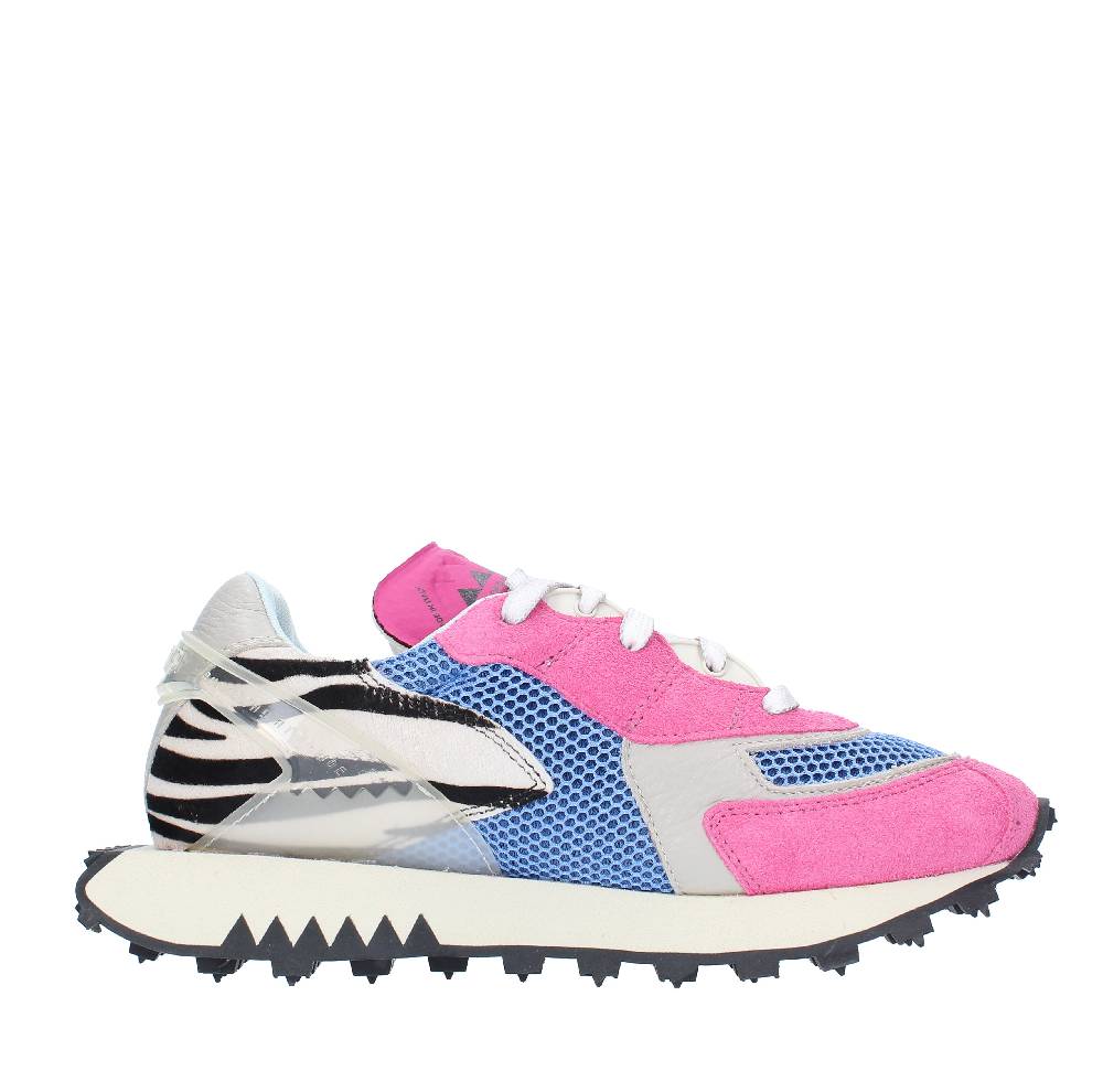 RUN OF Sneakers modello PUNK ZEBRA RUN OF in camoscio pelle e tessuto Qualità Garantita