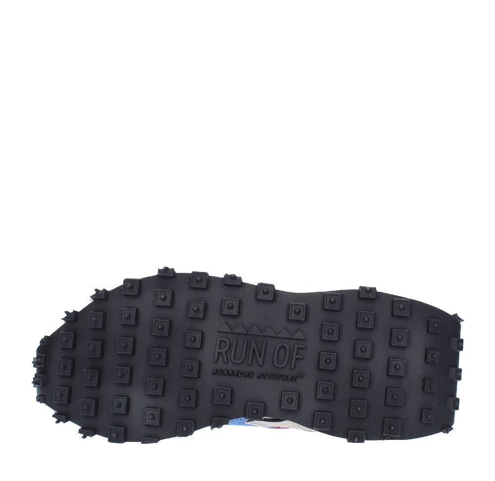 RUN OF Sneakers modello PUNK ZEBRA RUN OF in camoscio pelle e tessuto Qualità Garantita