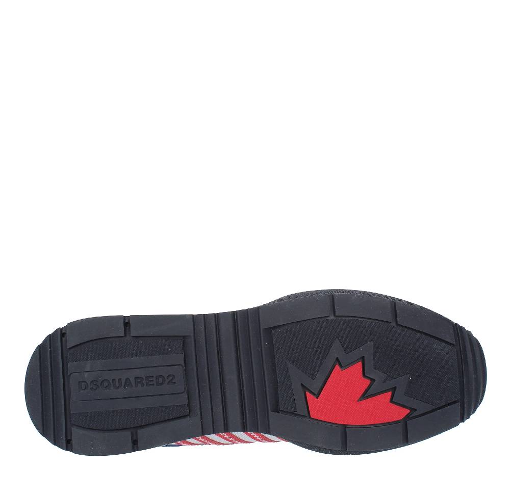 DSQUARED2 Sneakers DSQUARED2 modello ORIGINAL LEGEND in camoscio, pelle e tessuto Affare Del Giorno