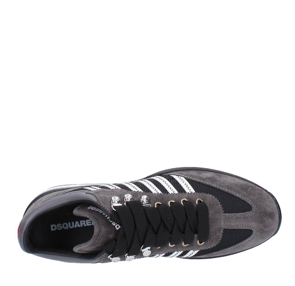 DSQUARED2 Sneakers DSQUARED2 modello ORIGINAL LEGEND in camoscio, pelle e tessuto Prezzo Ridotto