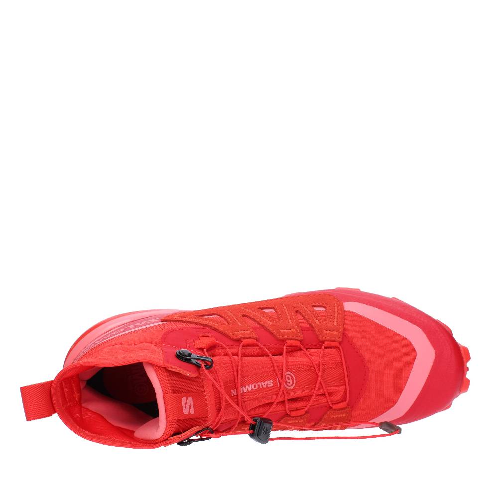 MM6 MAISON MARGIELA Scarponcini in pelle e camoscio Sconto