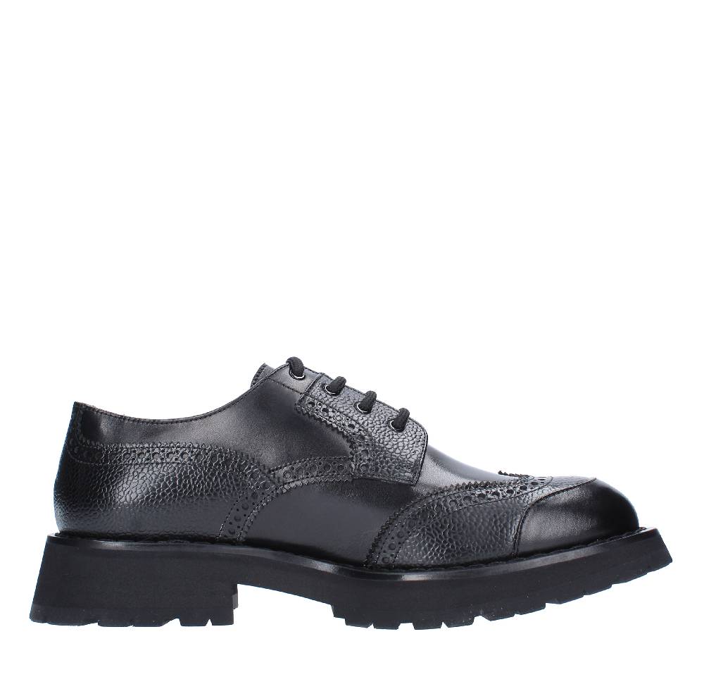 ALEXANDER MCQUEEN Stringate in pelle Offerta