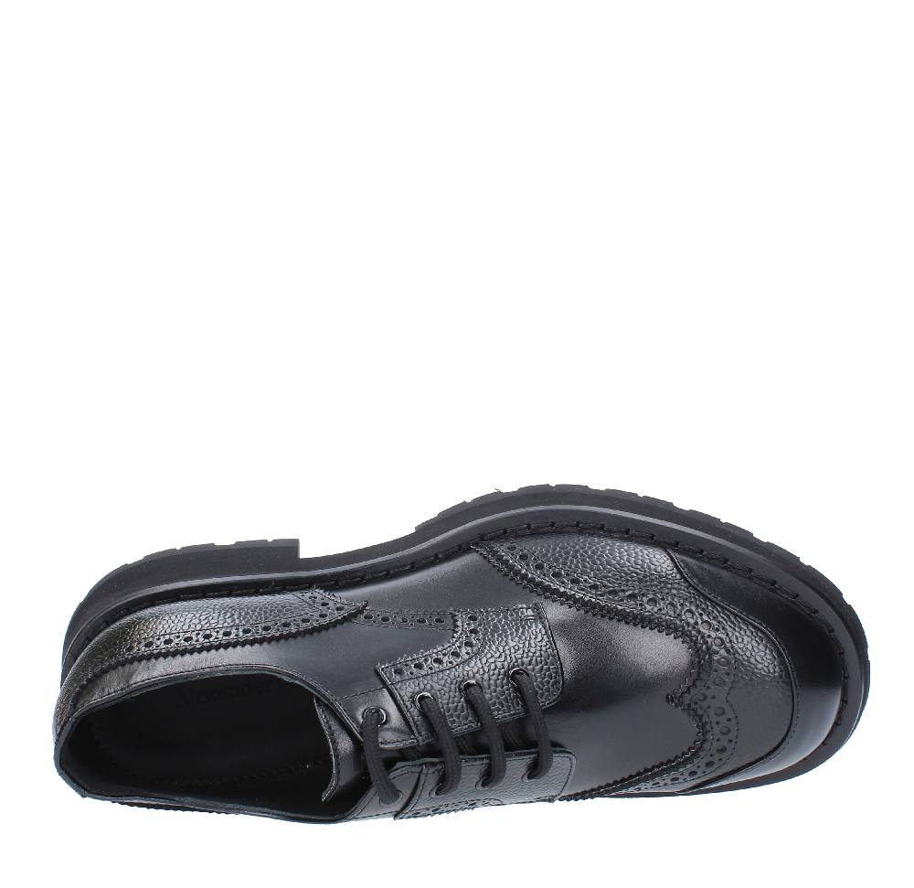 ALEXANDER MCQUEEN Stringate in pelle Offerta