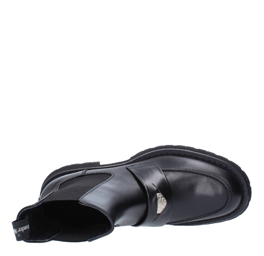 ALEXANDER MCQUEEN Stivaletti stile mocassino in pelle Outlet