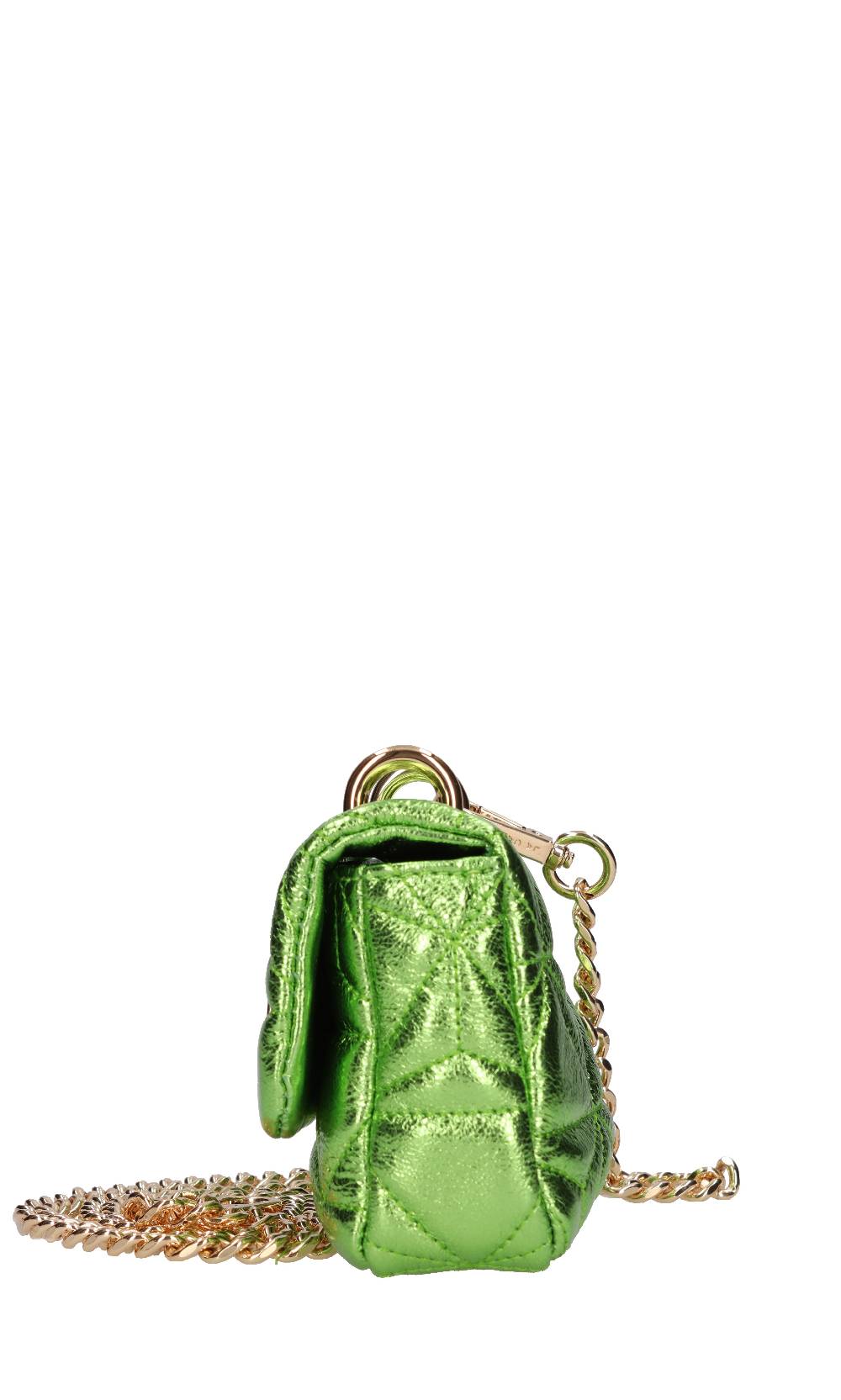 LA CARRIE Borsa in pelle laminata Nuova