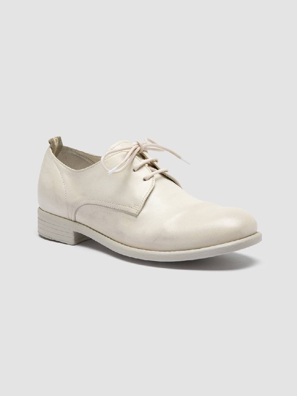 Officine Creative CALIXTE 064 Scarpe Derby in Pelle Bianca Promozione Limitata