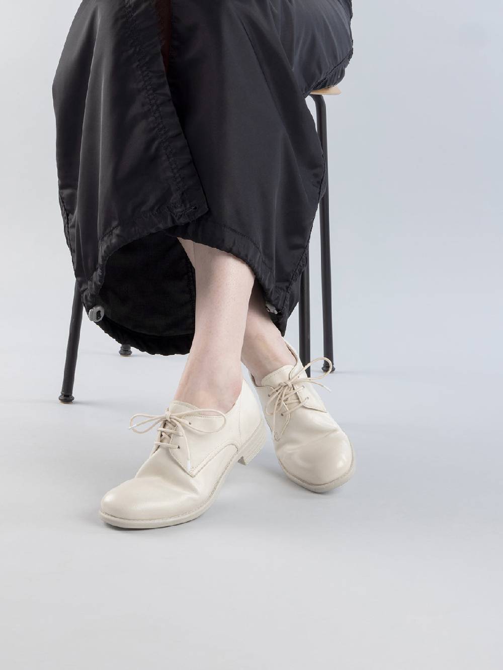 Officine Creative CALIXTE 064 Scarpe Derby in Pelle Bianca Promozione Limitata