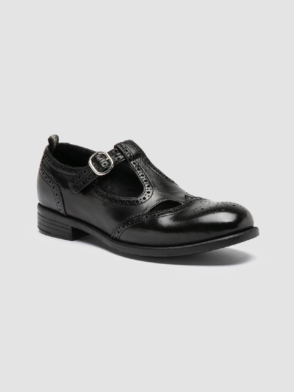 Officine Creative CALIXTE 066 Black Leather Maryjane Loafers Fino Al -60%