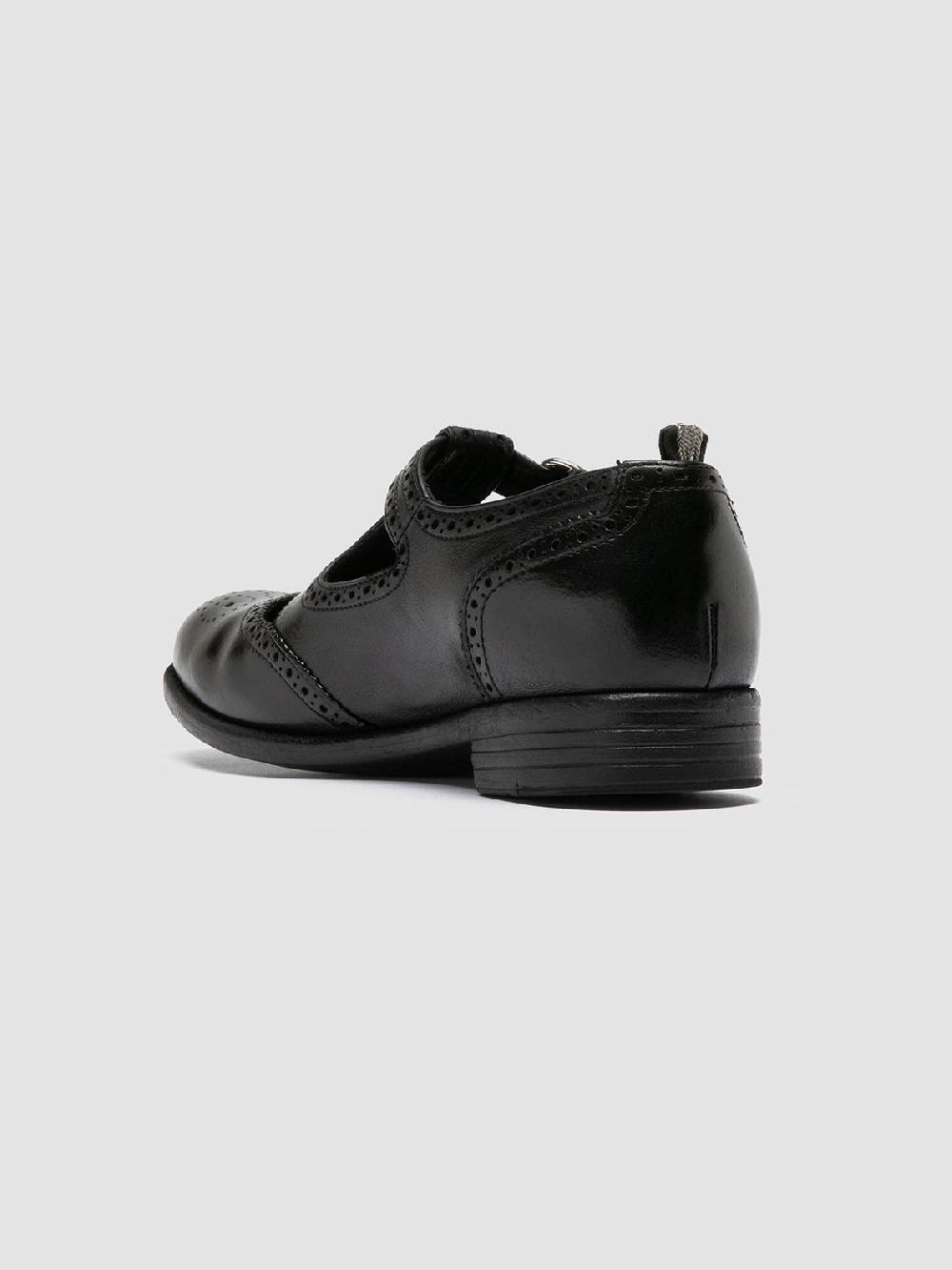 Officine Creative CALIXTE 066 Black Leather Maryjane Loafers Fino Al -60%