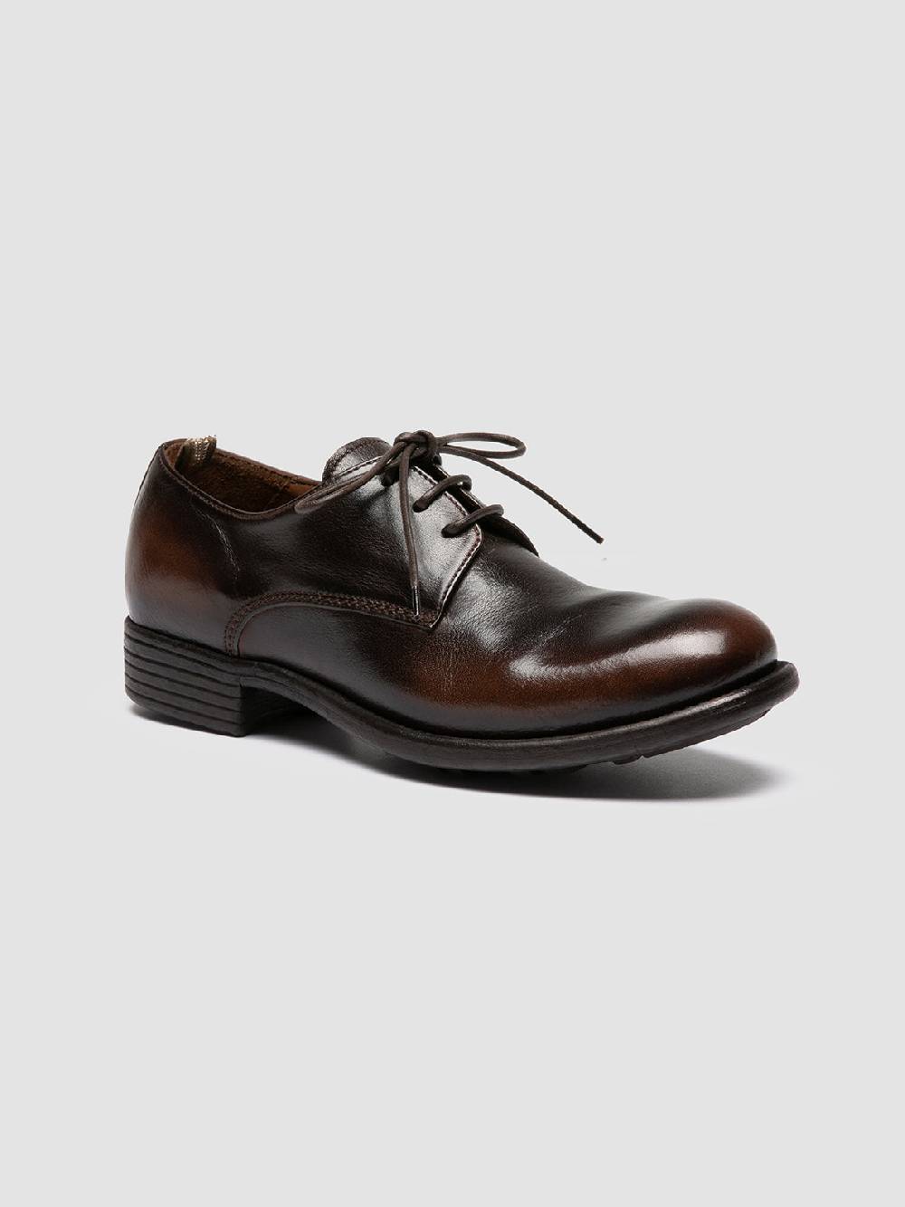 Officine Creative CALIXTE 068 Derby in Pelle Marrone Shopping Online