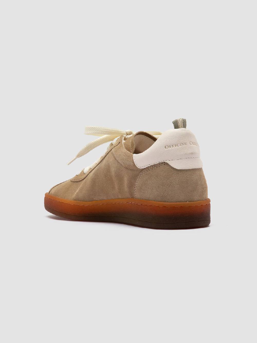 Officine Creative DESTINY 101 Sneakers Basse in Pelle e Camoscio Marrone Convenienza