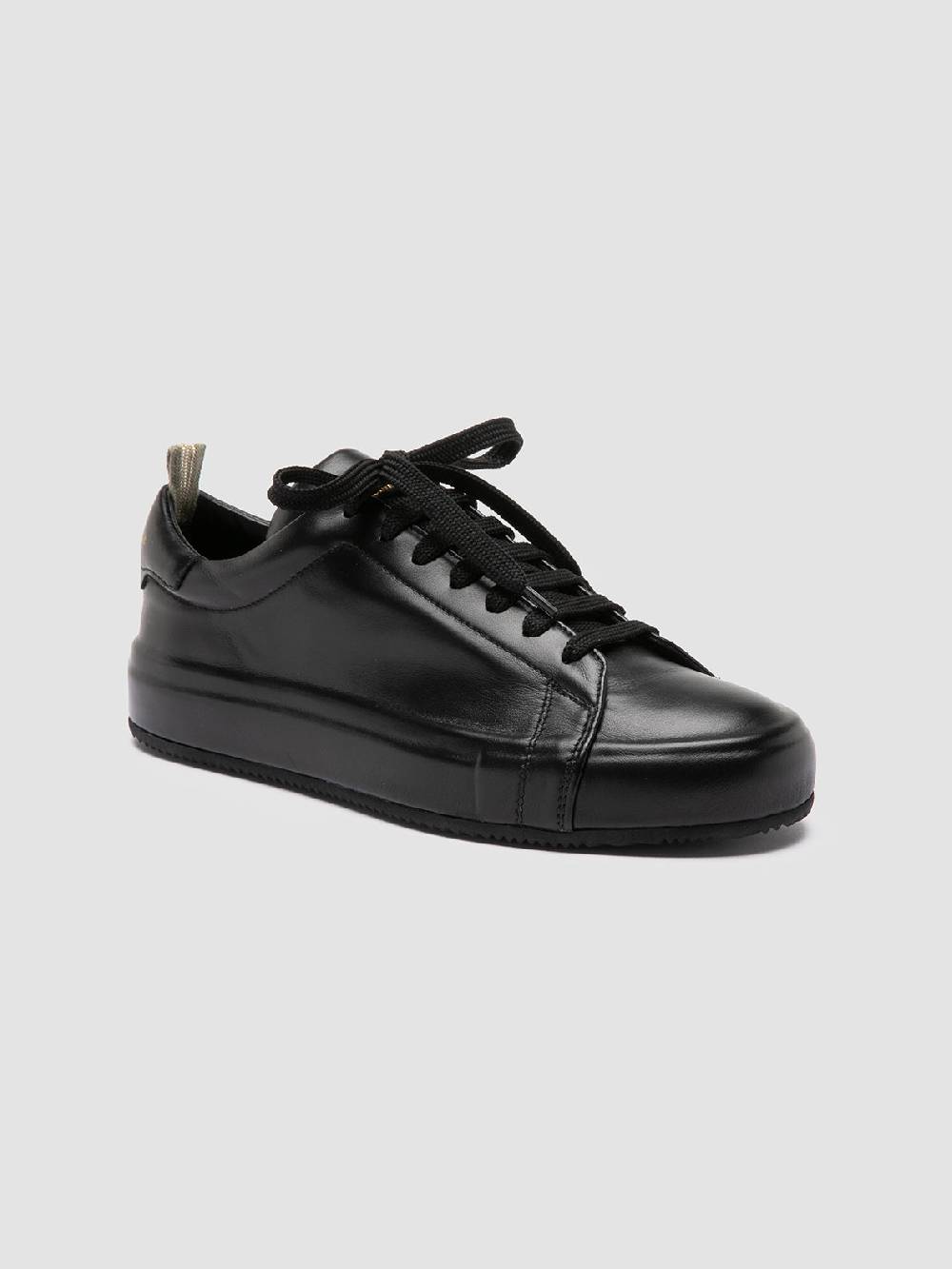 Officine Creative EASY 101 Sneakers Basse in Pelle Nera Novità