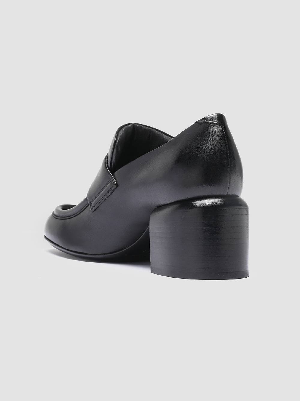 Officine Creative ETHEL 001 Mocassini Penny in Pelle Nera Economico