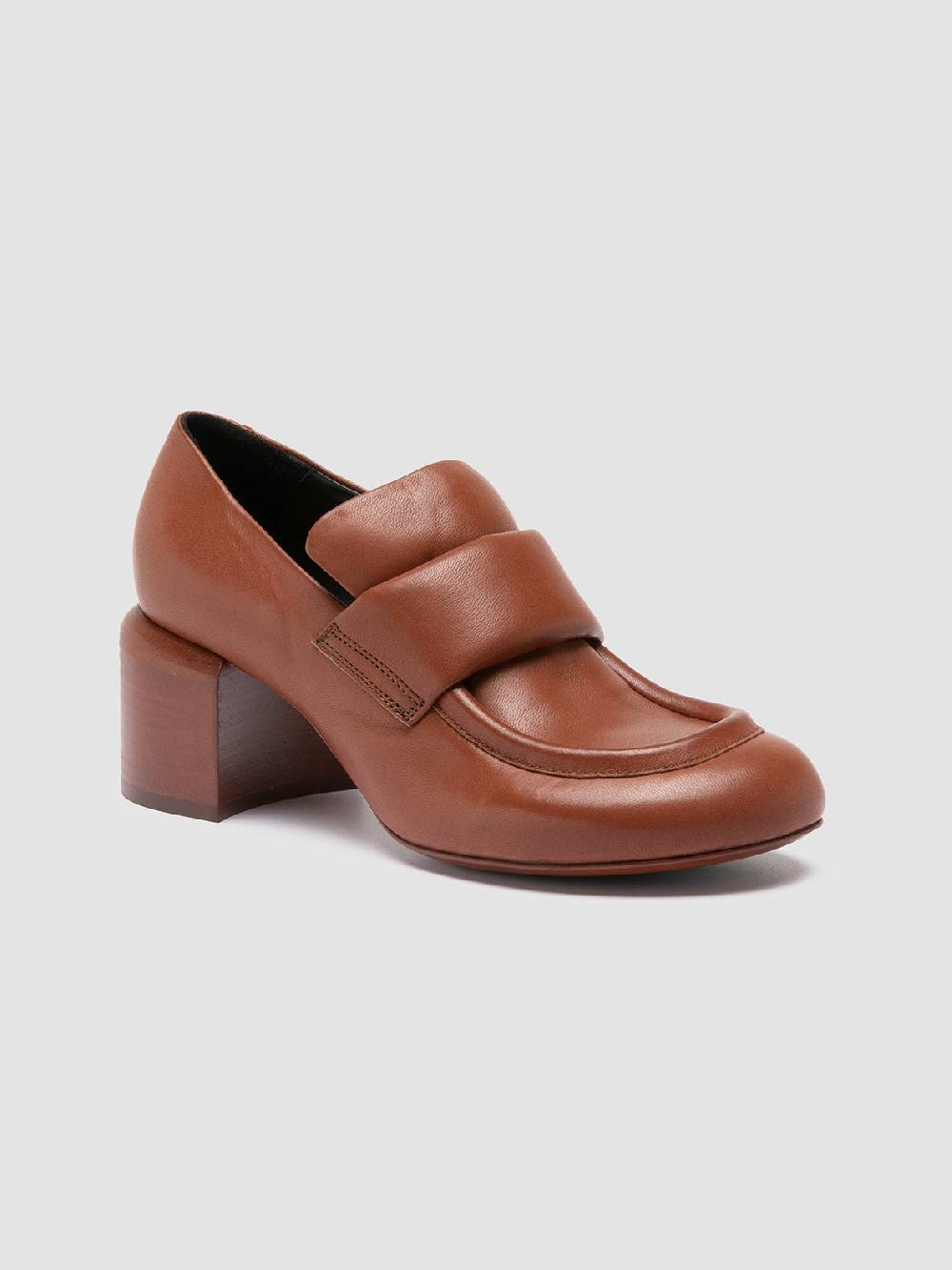 Officine Creative ETHEL 001 Mocassini Penny in Pelle Marrone Online