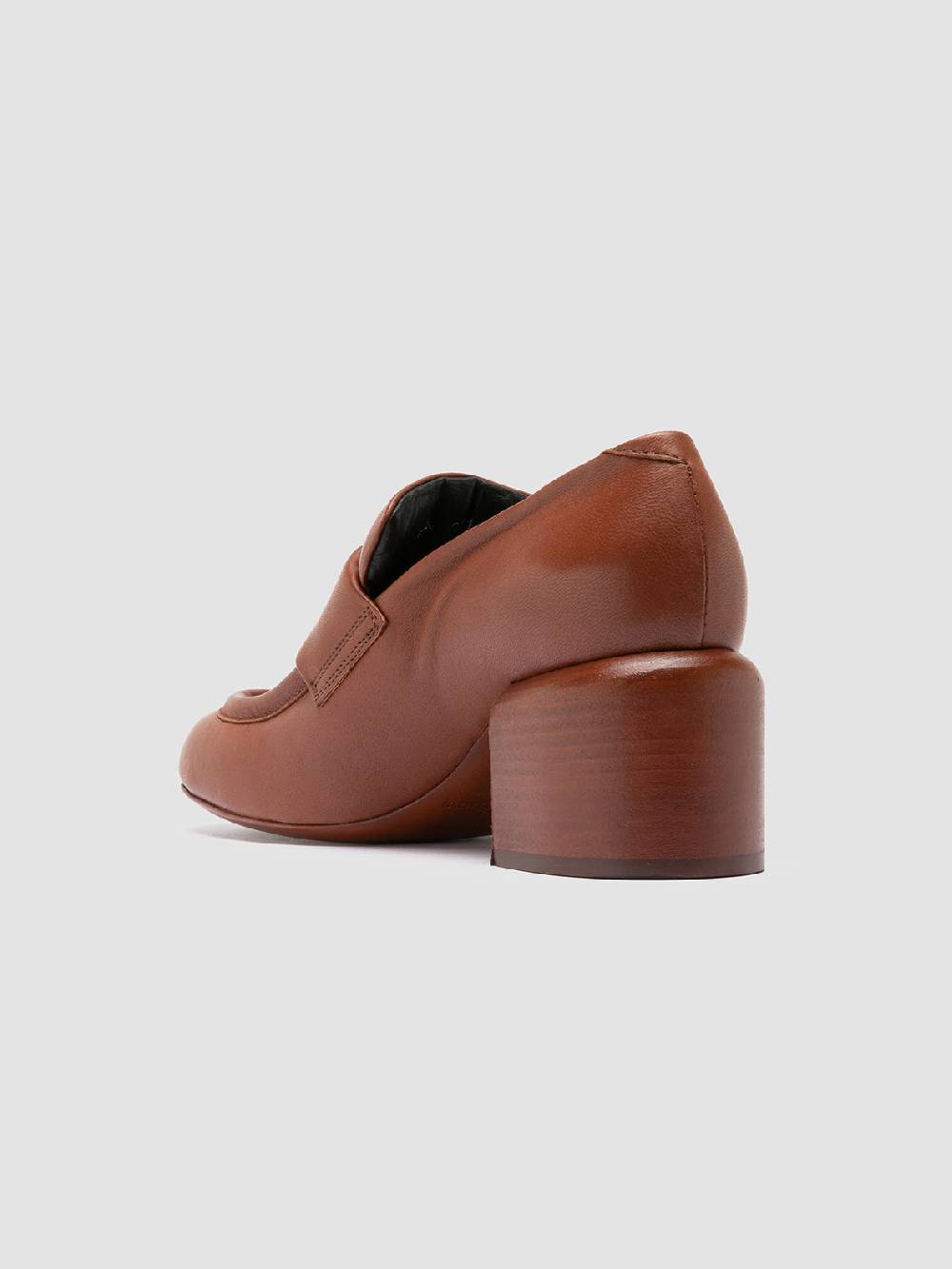 Officine Creative ETHEL 001 Mocassini Penny in Pelle Marrone Online
