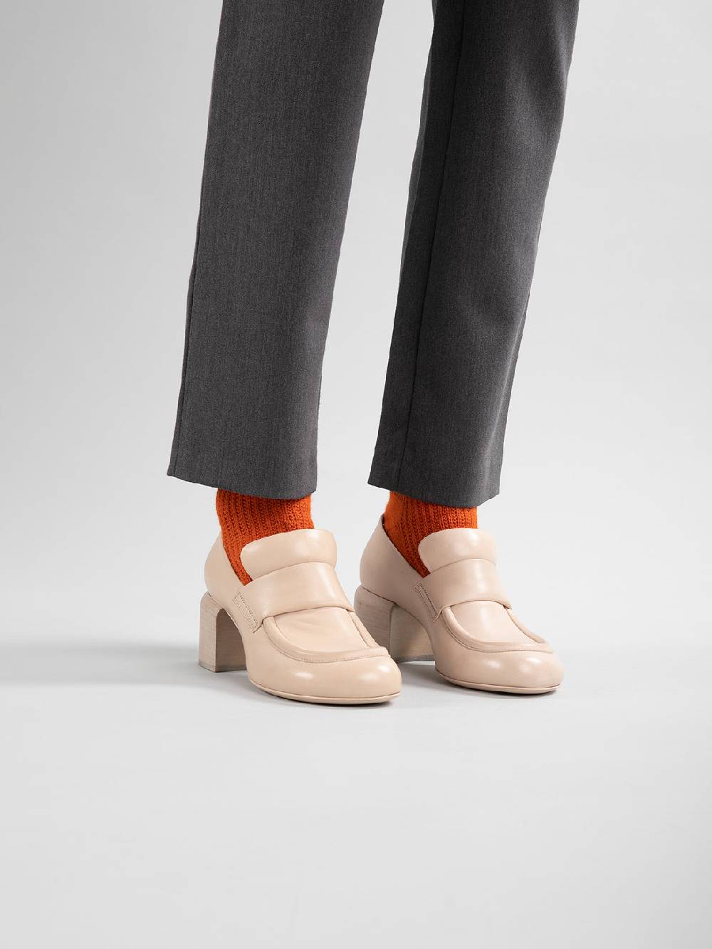 Officine Creative ETHEL 001 Mocassini Penny in Pelle Marrone Online