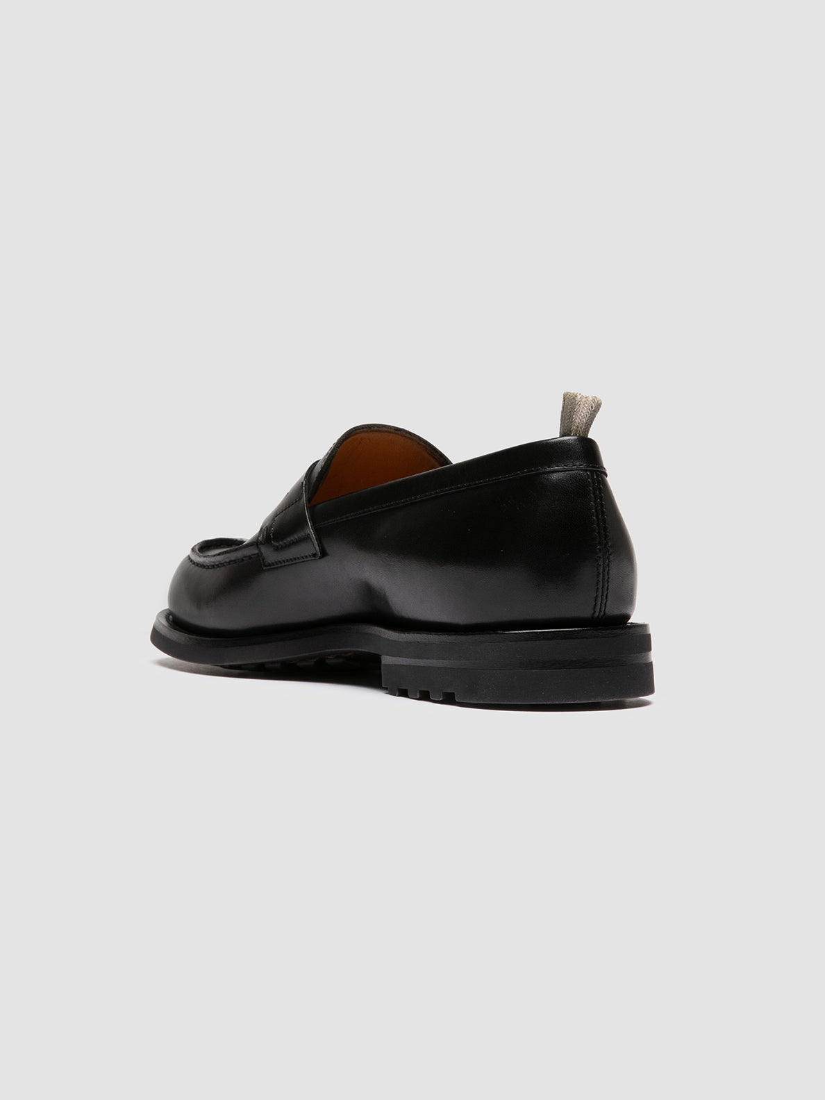 Officine Creative BELMONDO 006 Mocassini Penny in Pelle Scamosciata Nera Outlet