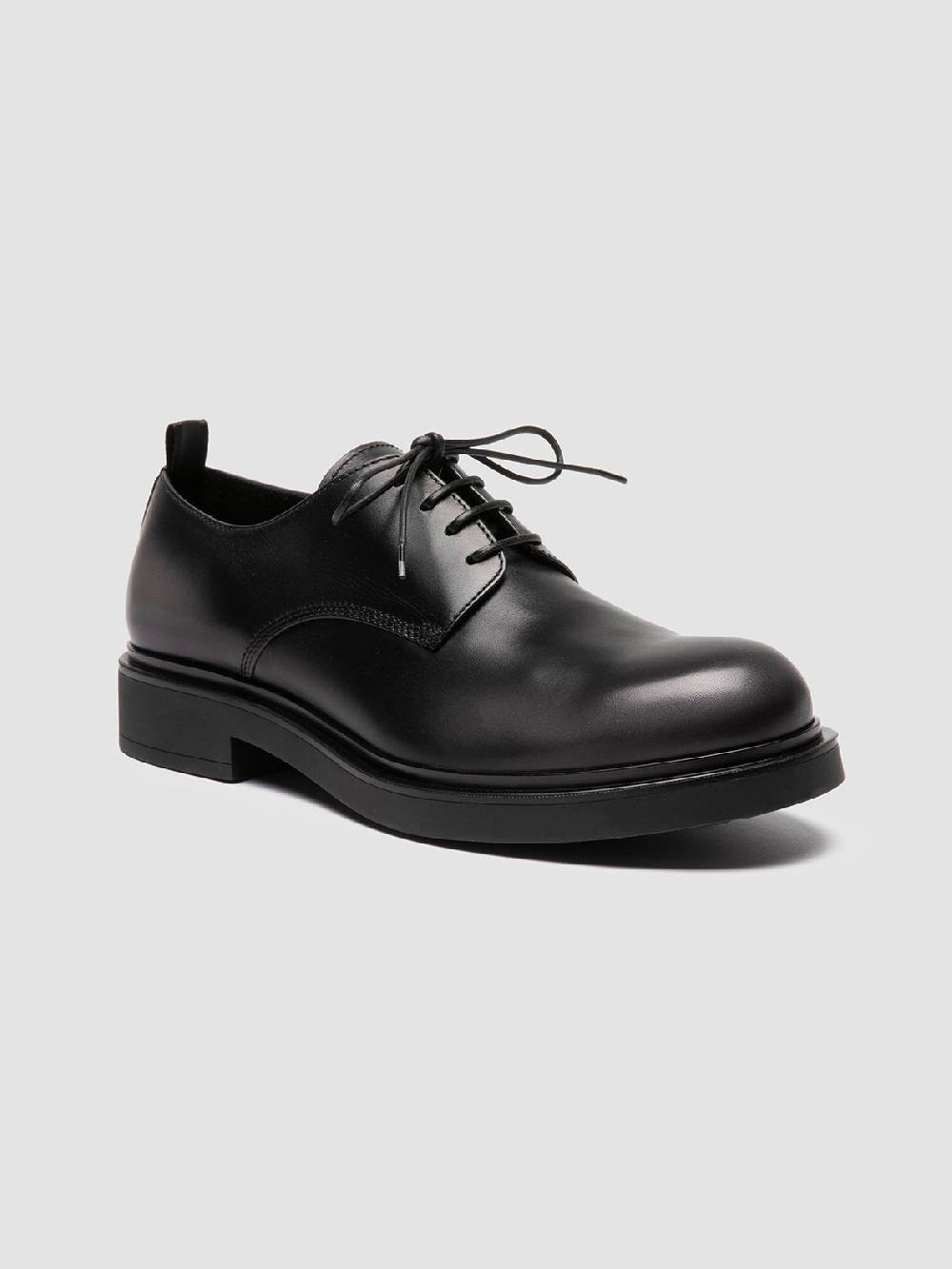 Officine Creative ENGINEER 004 Derby in Pelle Grigia Vendita Calda