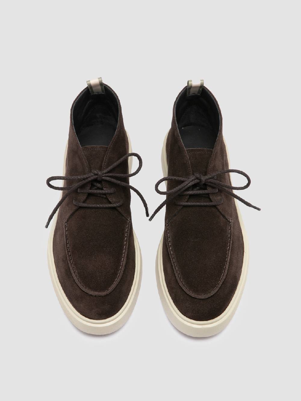 Officine Creative FRAME 002 Stivali Chukka in Pelle Scamosciata Grigia Negozio