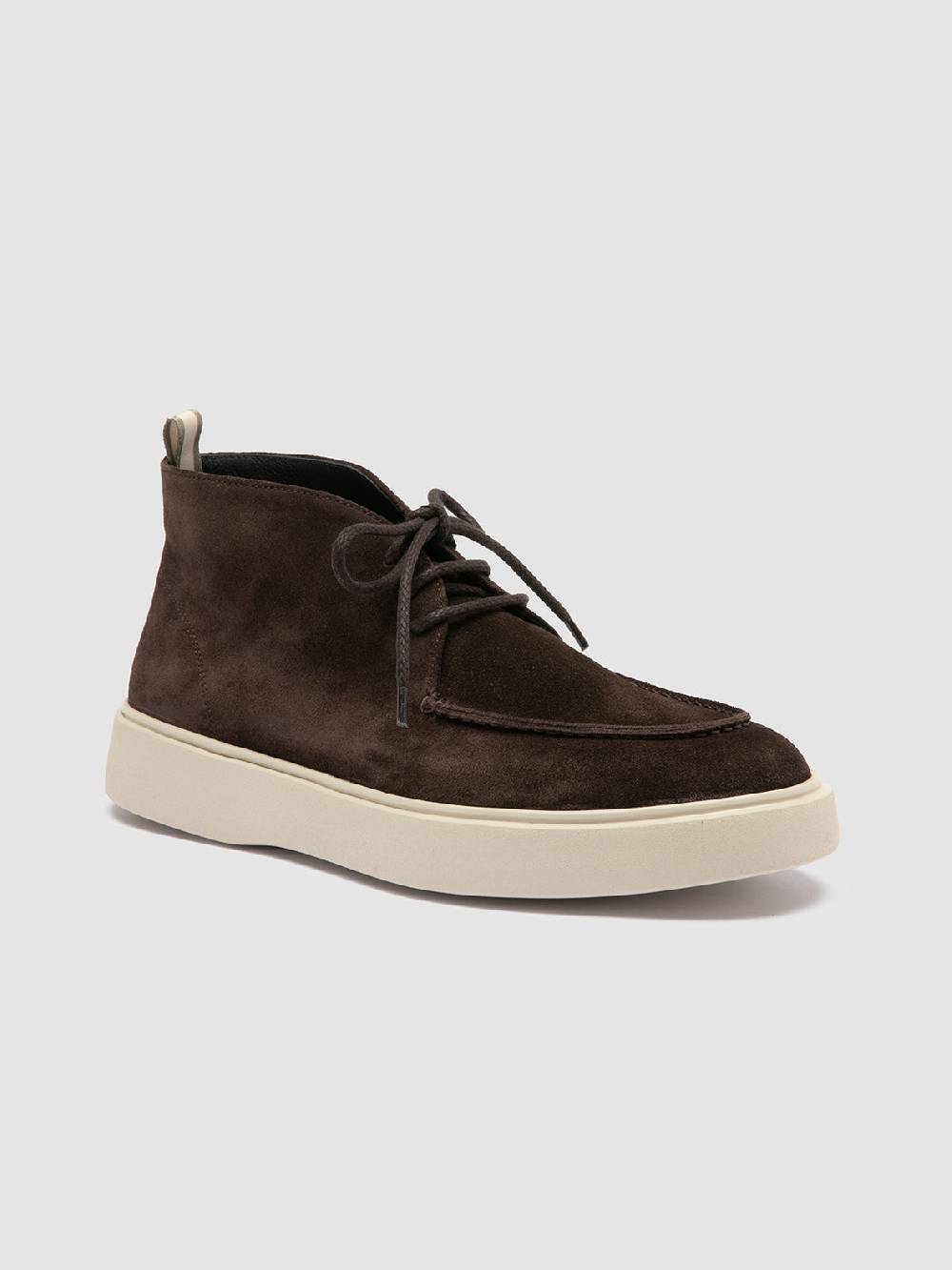 Officine Creative FRAME 002 Stivali Chukka in Pelle Scamosciata Grigia Negozio