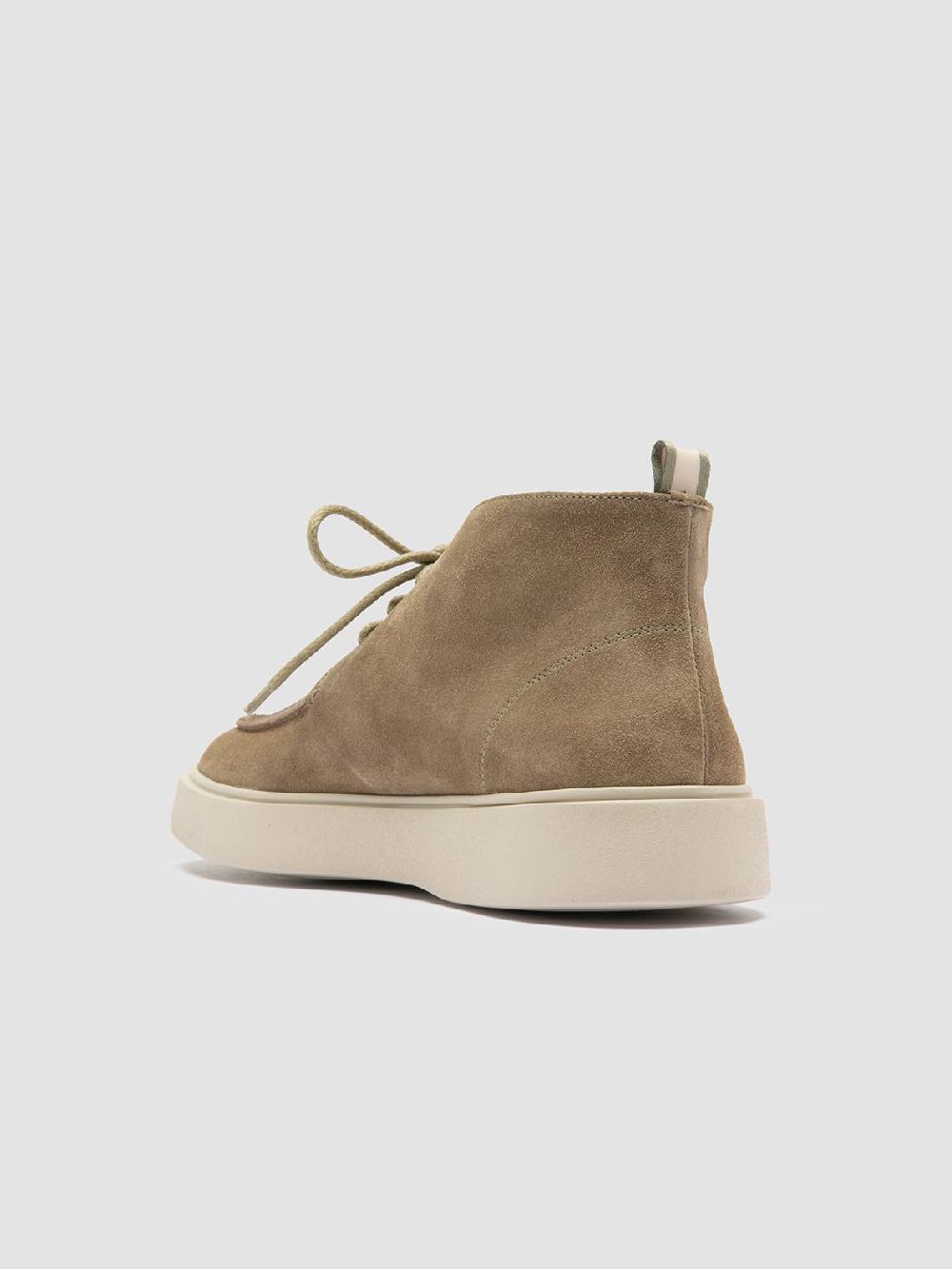 Officine Creative FRAME 002 Stivali Chukka in Pelle Scamosciata Tortora In Saldo