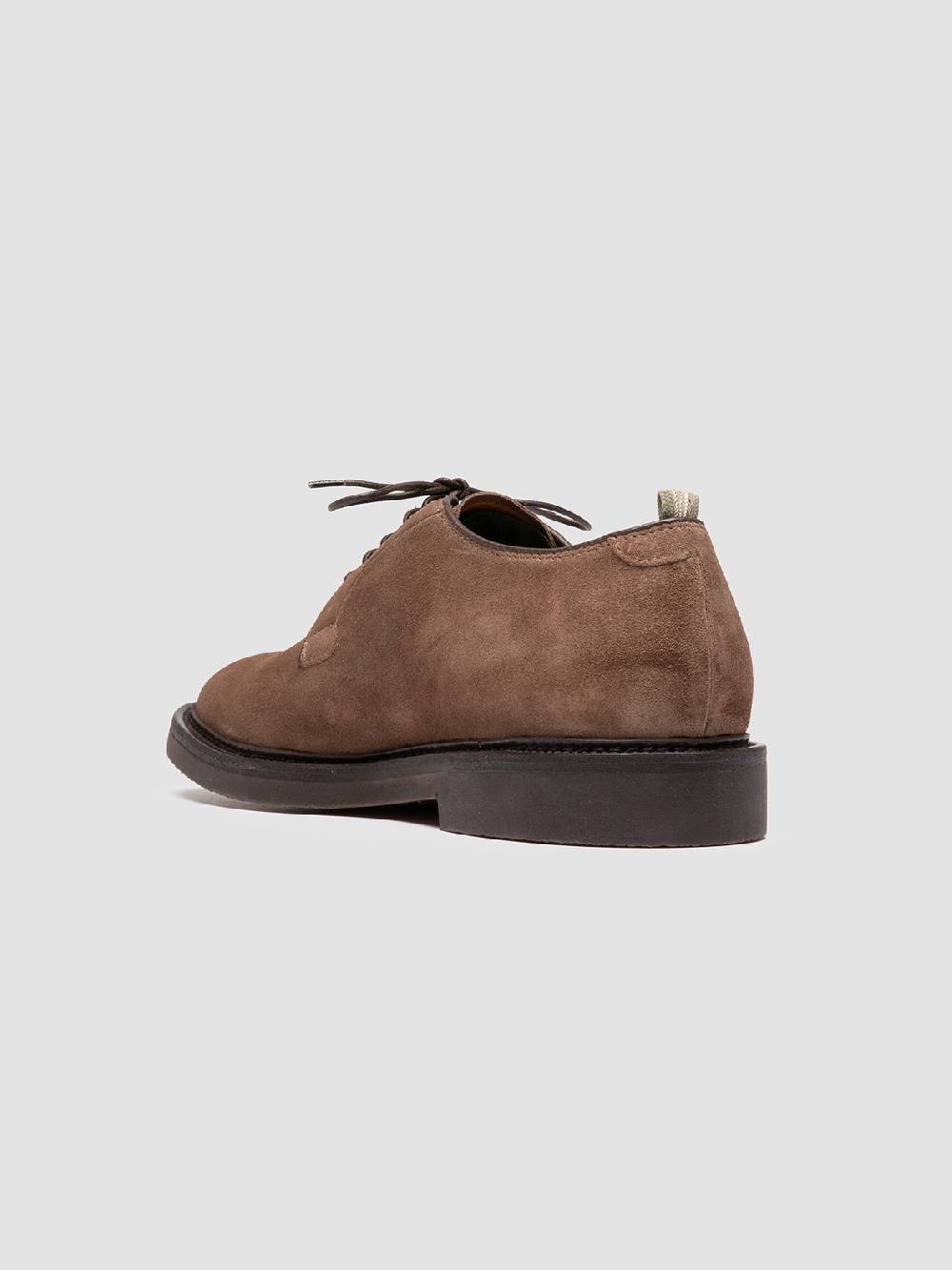 Officine Creative HOPKINS FLEXI 201 Derby in Pelle Scamosciata Tortora Nuovo