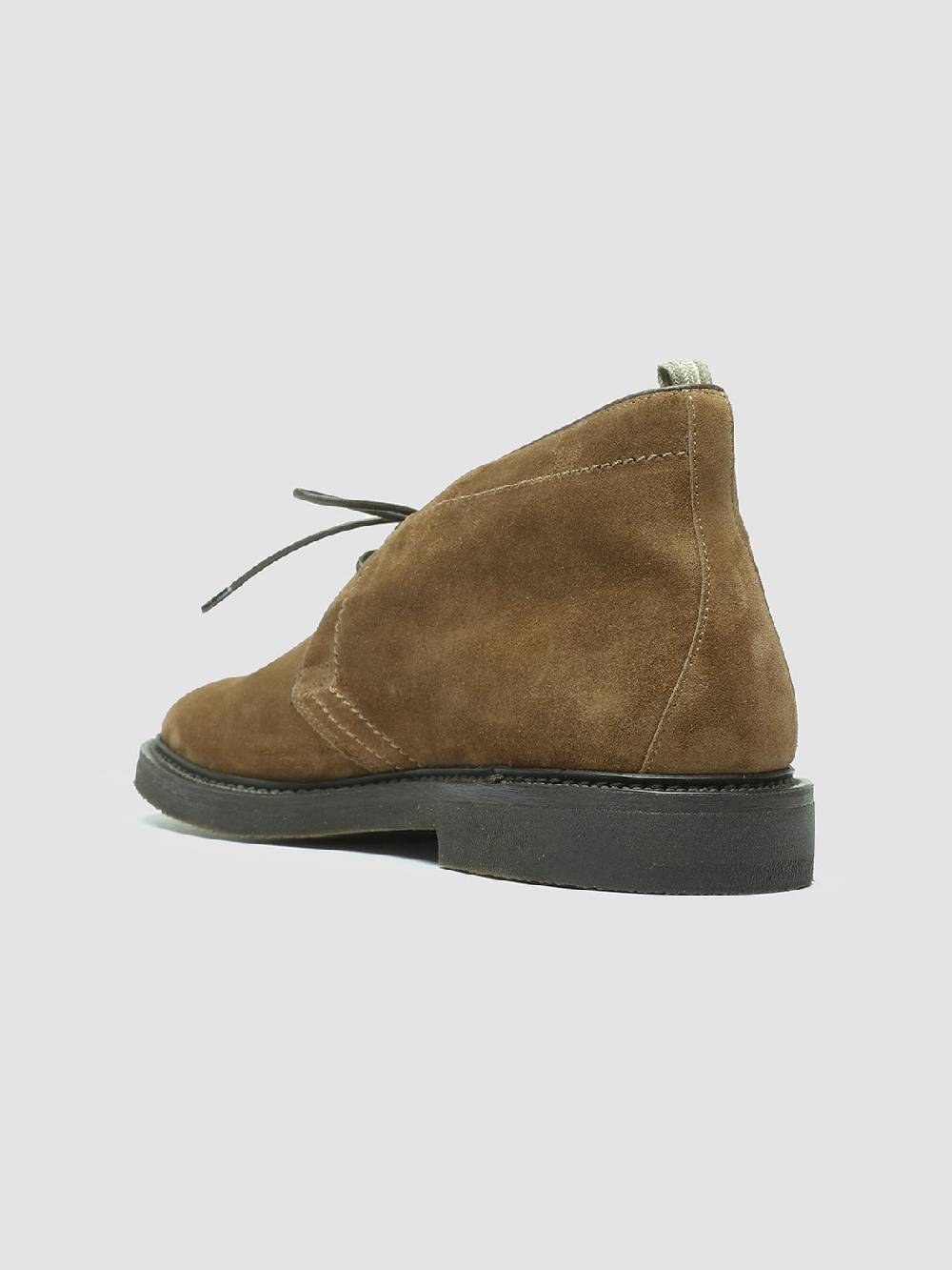Officine Creative HOPKINS FLEXI 202 Stivali Chukka in Camoscio Marrone Qualità