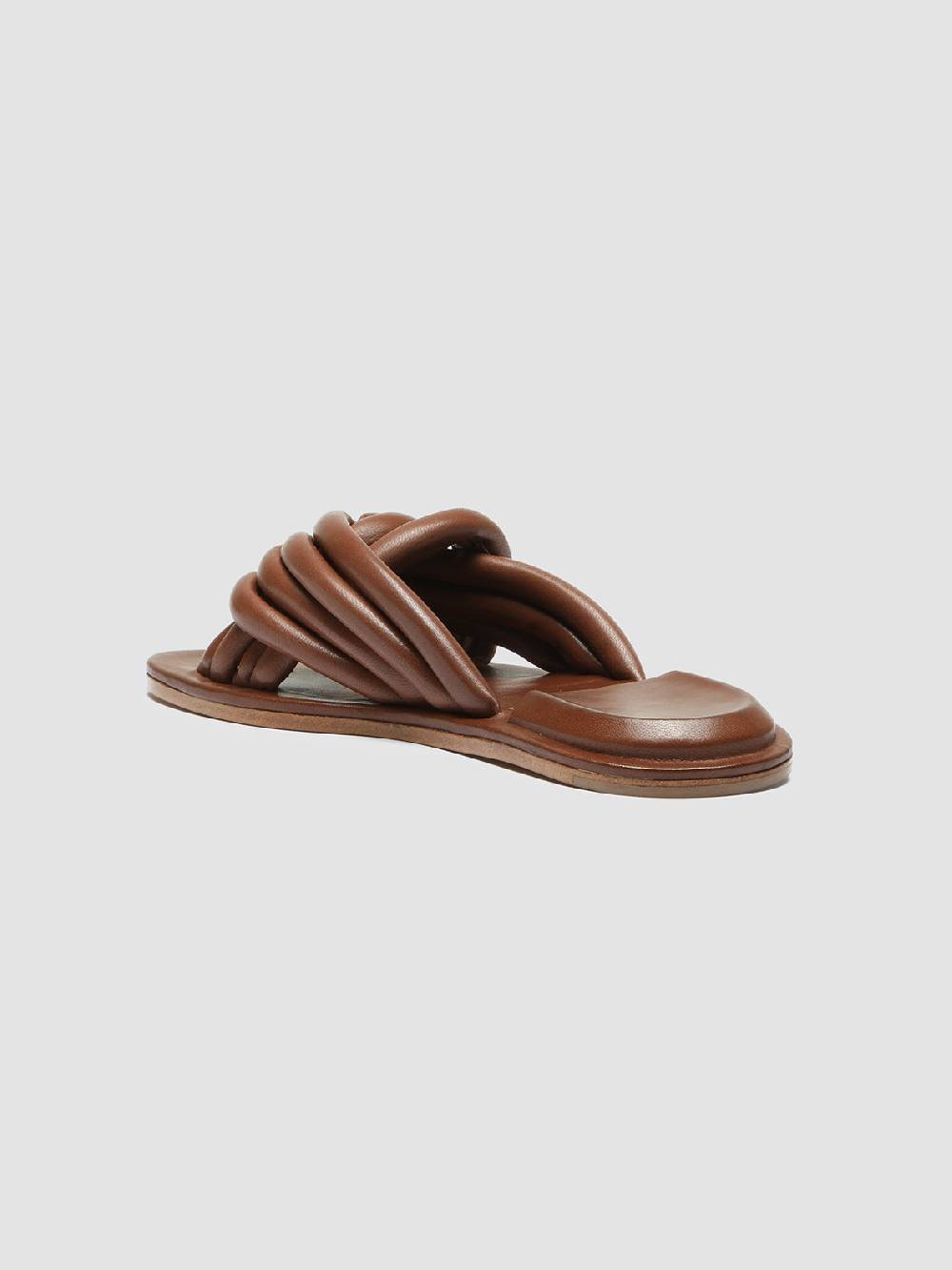 Officine Creative CYBILLE 004 Sandali in Pelle Marrone Soddisfazione Garantita