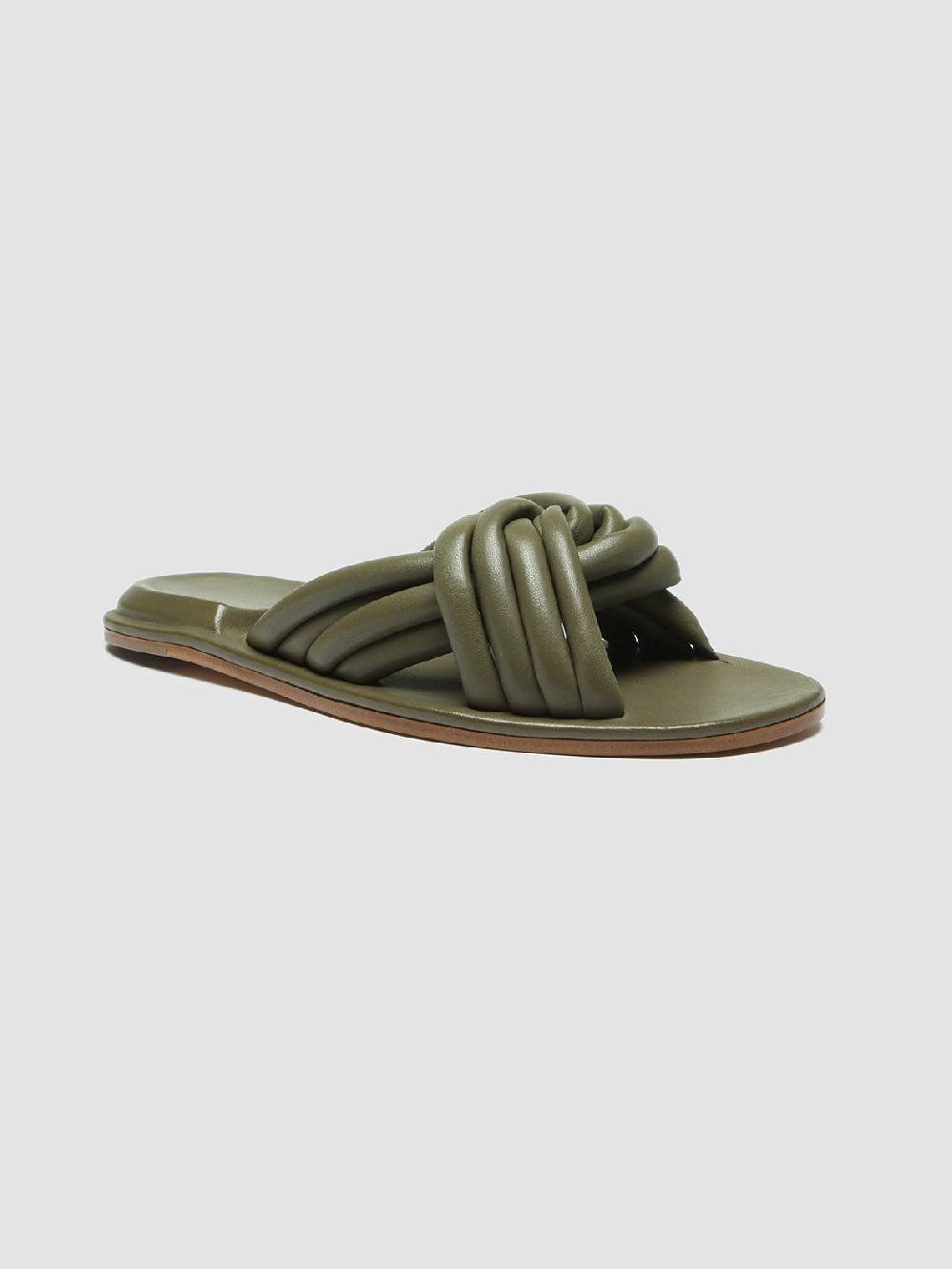 Officine Creative CYBILLE 004 Slide in Pelle Verde Qualità Garantita