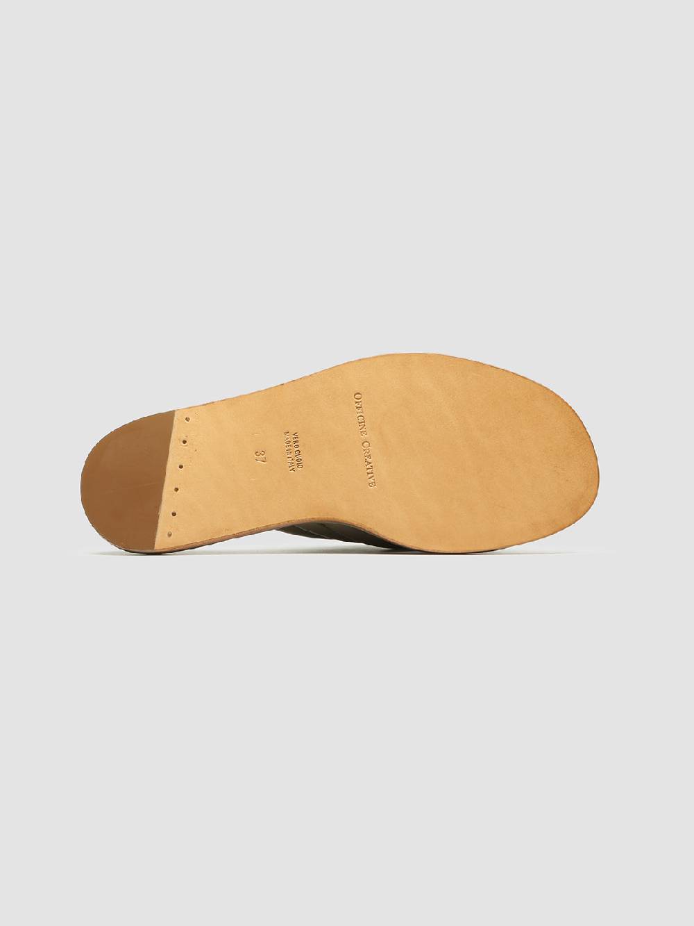 Officine Creative CYBILLE 004 Slide in Pelle Verde Qualità Garantita