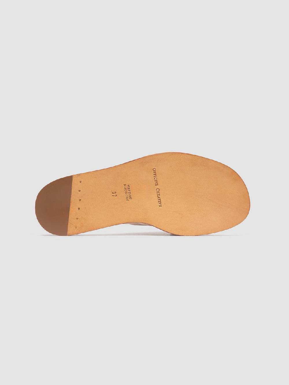Officine Creative CYBILLE 004 Sandali in Pelle Bianca Negozi Online