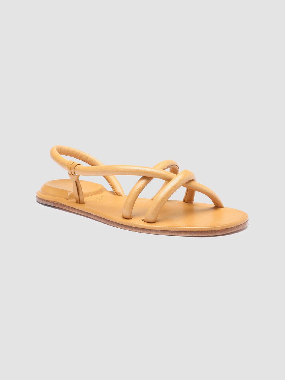 Officine Creative CYBILLE 003 Sandali in Pelle gialla Prezzo Ridotto