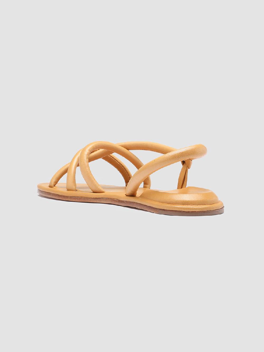 Officine Creative CYBILLE 003 Sandali in Pelle gialla Prezzo Ridotto