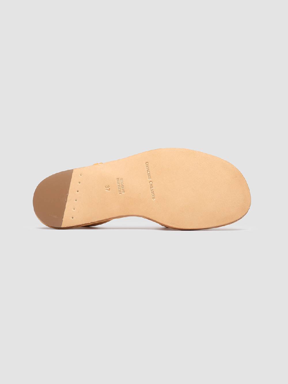 Officine Creative CYBILLE 003 Sandali in Pelle gialla Prezzo Ridotto