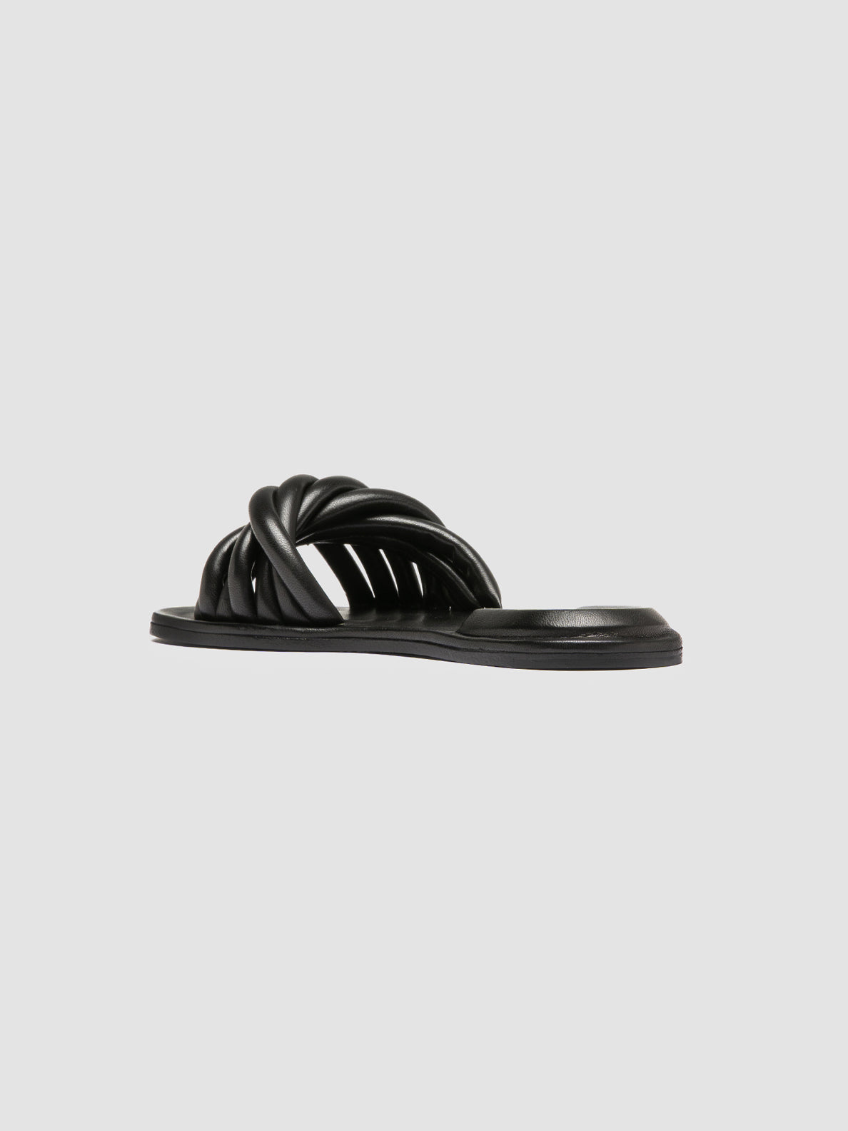 Officine Creative CYBILLE 006 Sandali in Pelle Nera Sottocosto