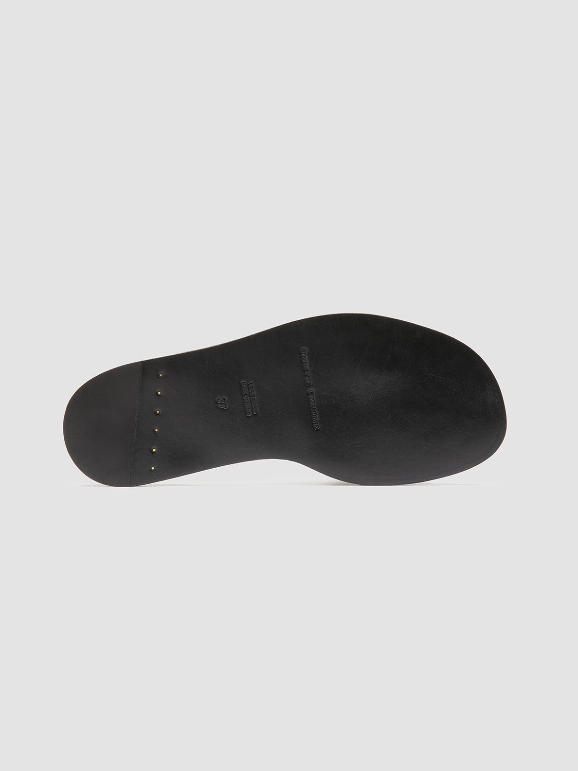 Officine Creative CYBILLE 006 Sandali in Pelle Nera Sottocosto