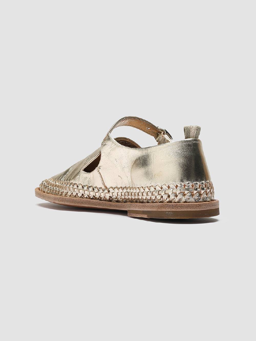 Officine Creative MABELLE 003 Mary Jane in Pelle Tortora Economico