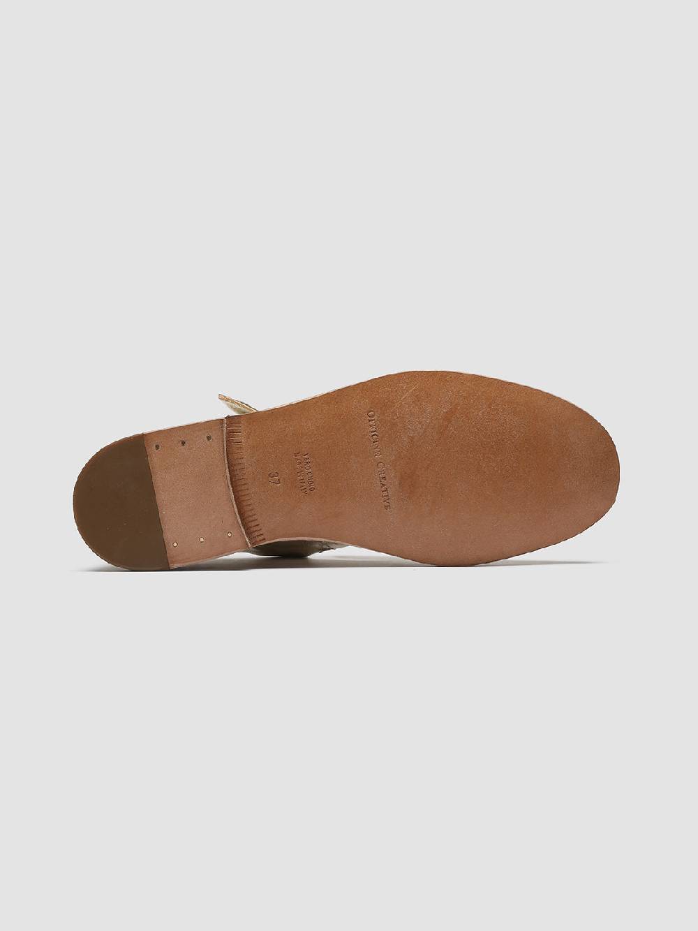 Officine Creative MABELLE 003 Mary Jane in Pelle Tortora Economico