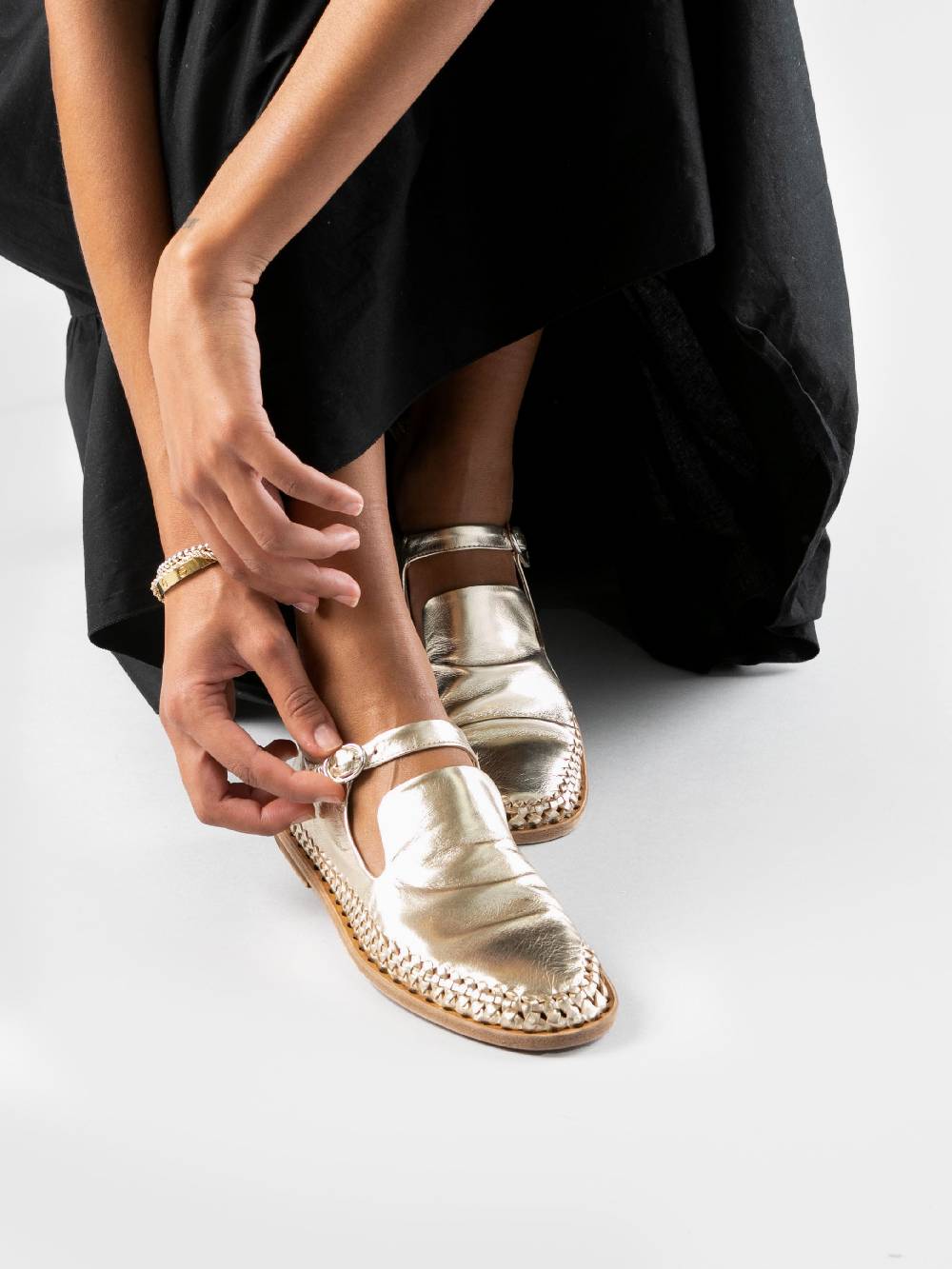 Officine Creative MABELLE 003 Mary Jane in Pelle Tortora Economico