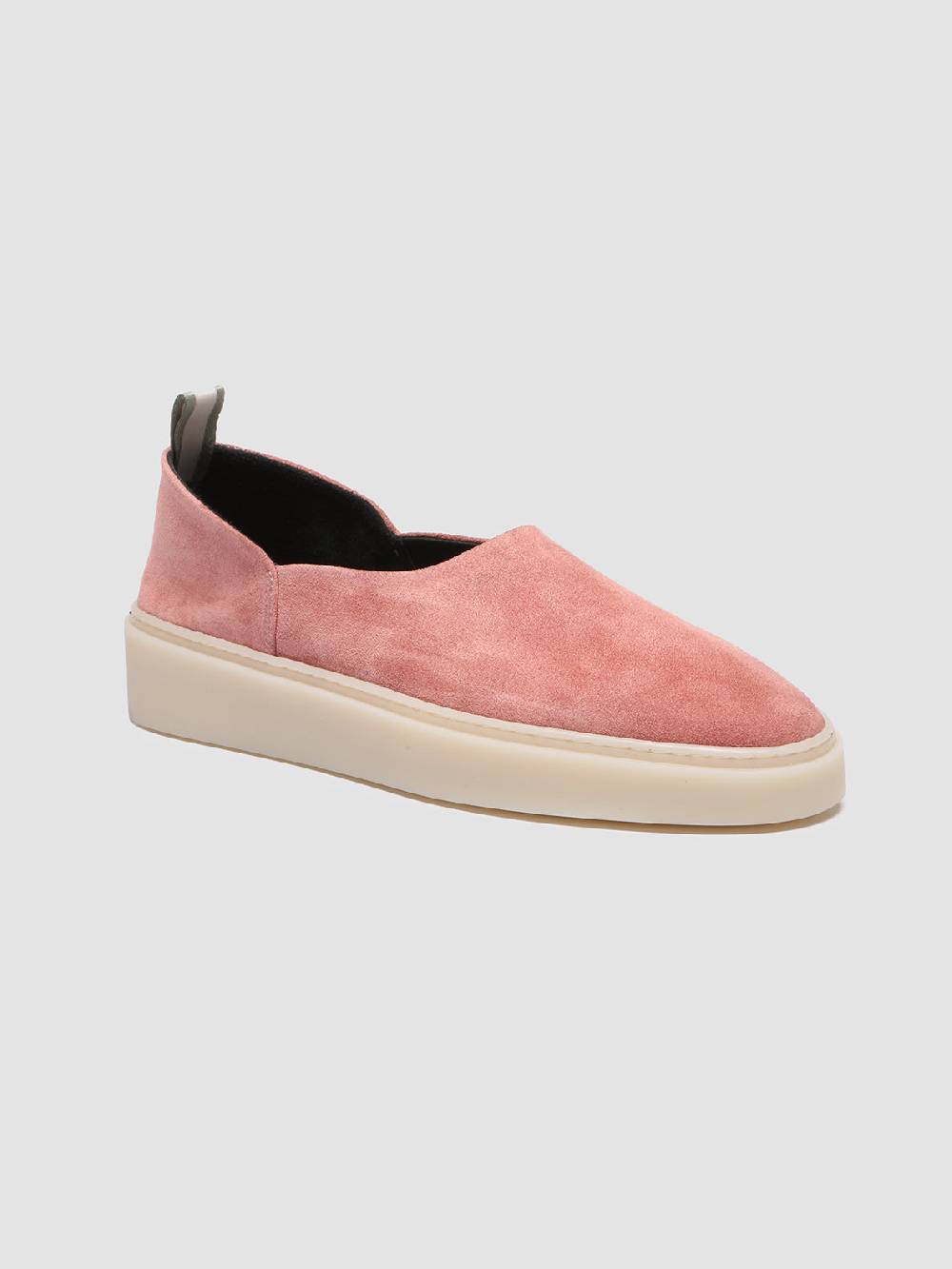 Officine Creative MUSKRAT 101 Sneaker in Pelle Scamosciata Rosa In Vendita