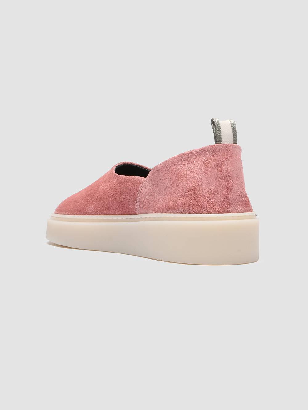 Officine Creative MUSKRAT 101 Sneaker in Pelle Scamosciata Rosa In Vendita