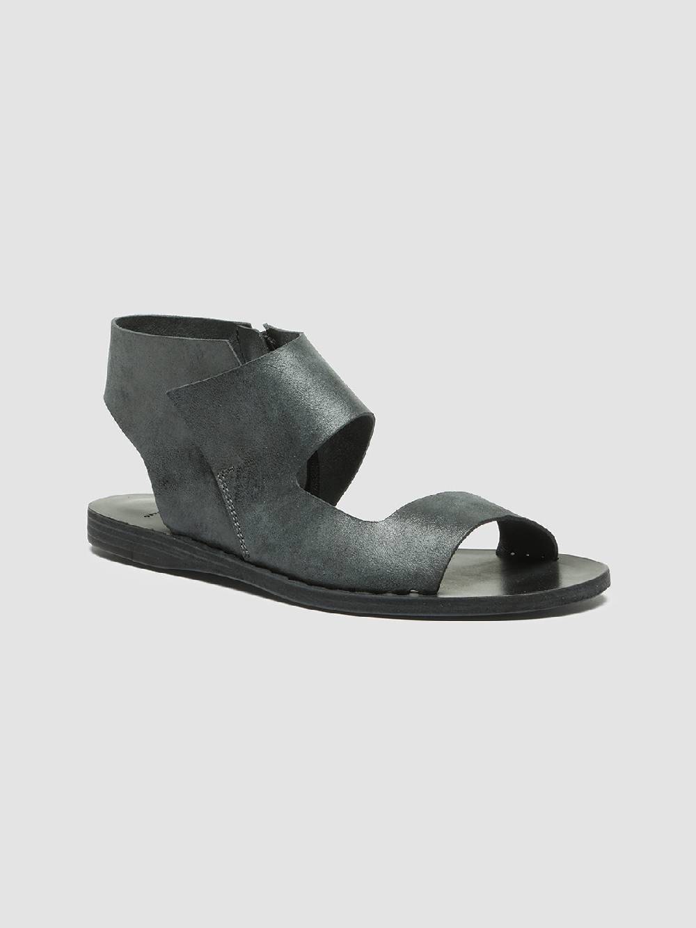Officine Creative ITACA 039 Sandali in Pelle Nera Offerte