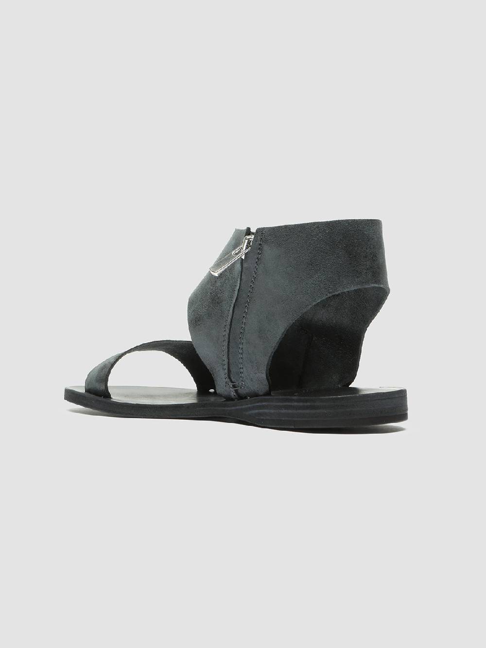 Officine Creative ITACA 039 Sandali in Pelle Nera Offerte