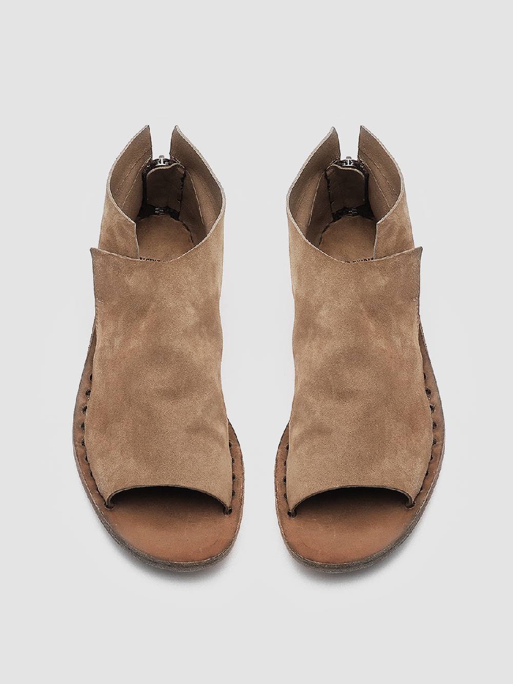 Officine Creative ITACA 005 Sandali in Pelle Scamosciata Marrone Hotsell