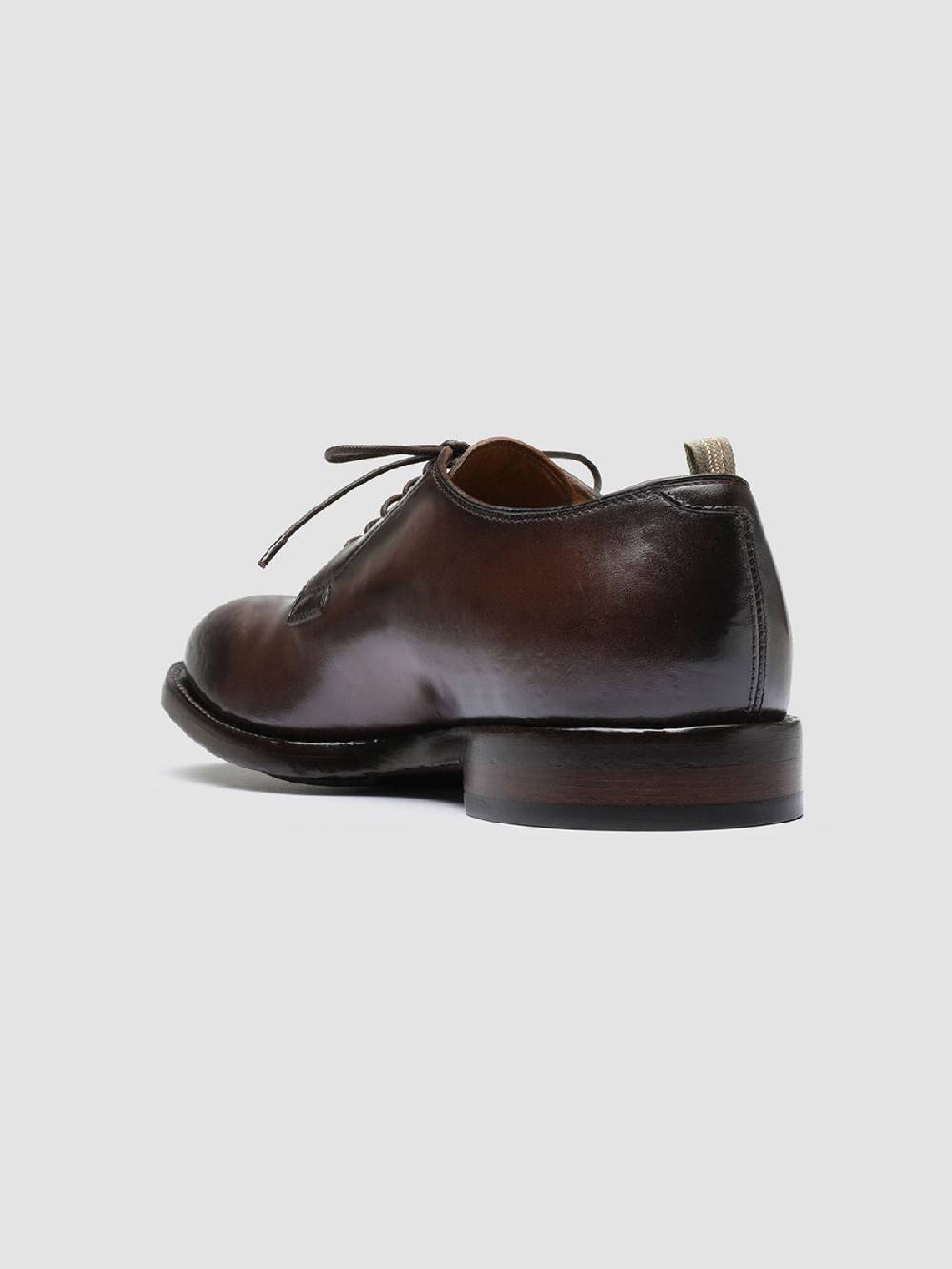 Officine Creative TEMPLE 007 Derby in Pelle Marrone Negozio