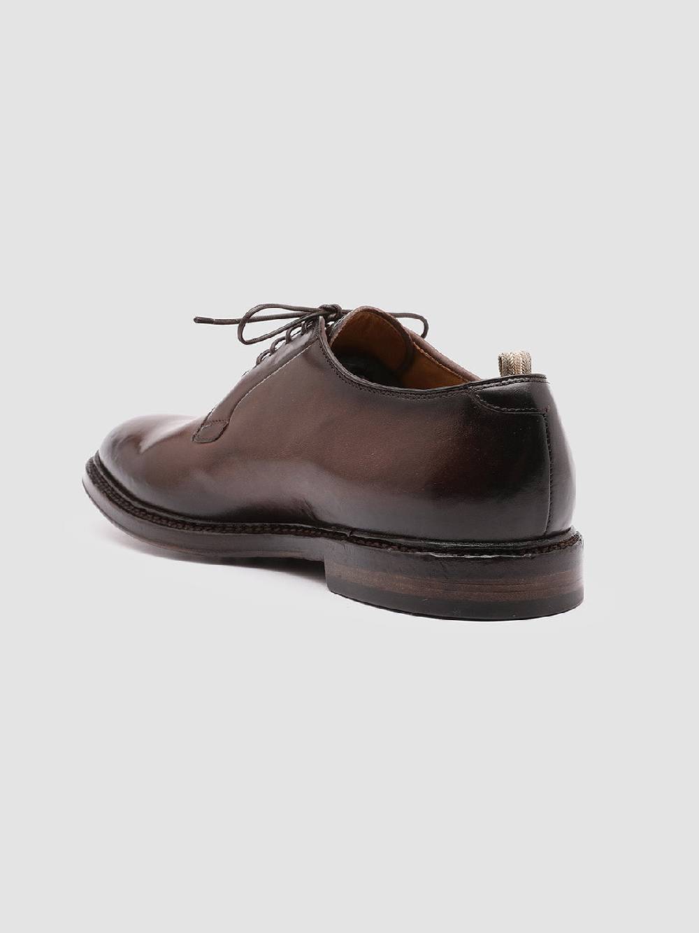 Officine Creative HOPKINS 003 Derby in Pelle Marrone In Saldo