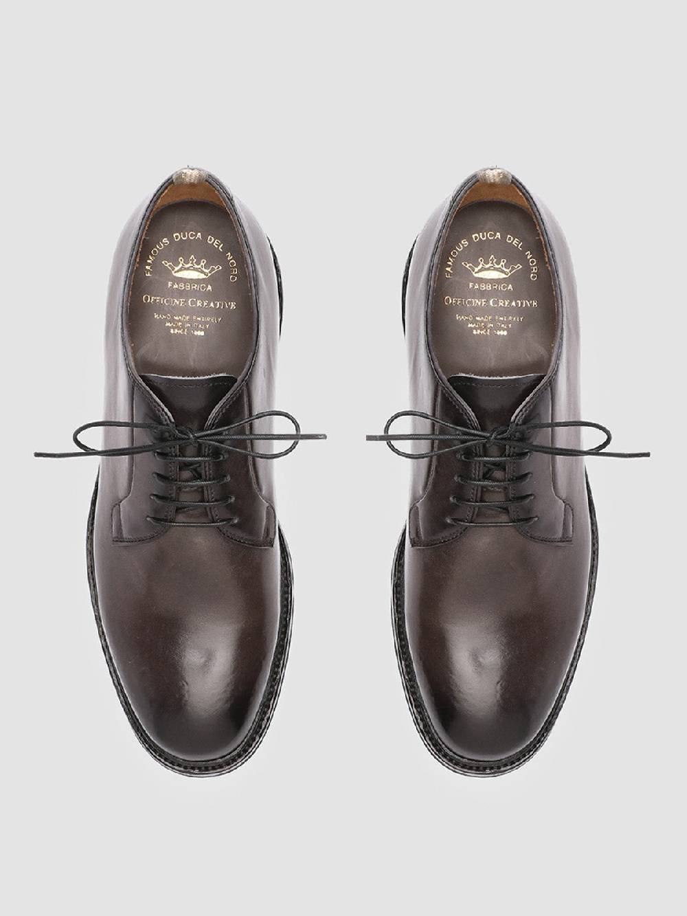 Officine Creative HOPKINS 003 Derby in Pelle Grigia Nuova