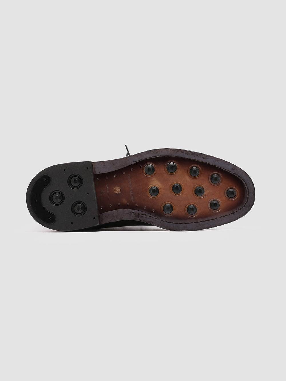 Officine Creative HOPKINS 003 Derby in Pelle Grigia Nuova