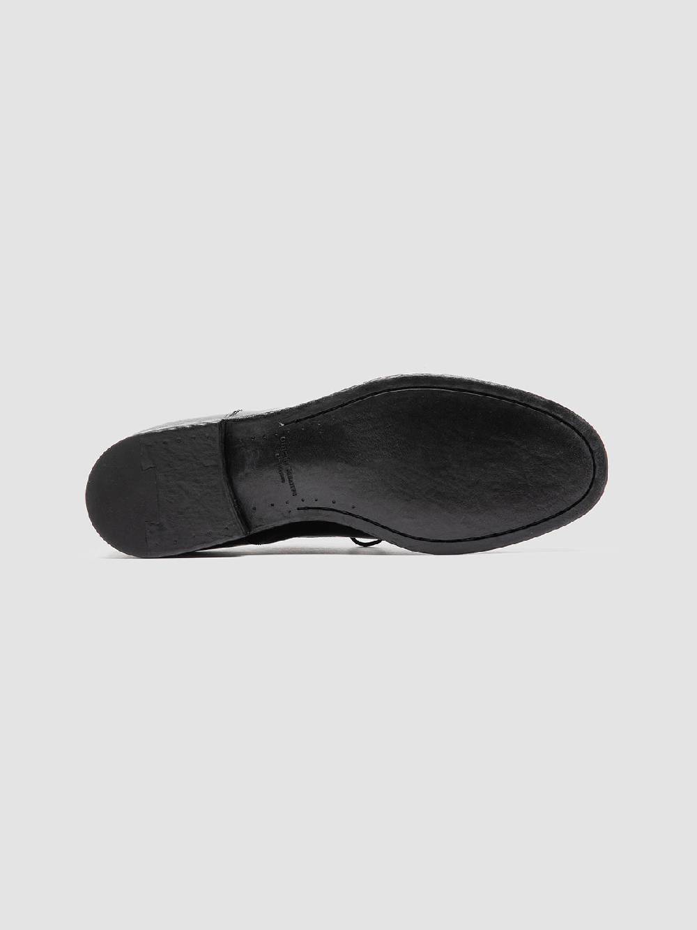 Officine Creative VANDERBILT CAOU 013 Scarpe Derby Nere in Pelle 2025